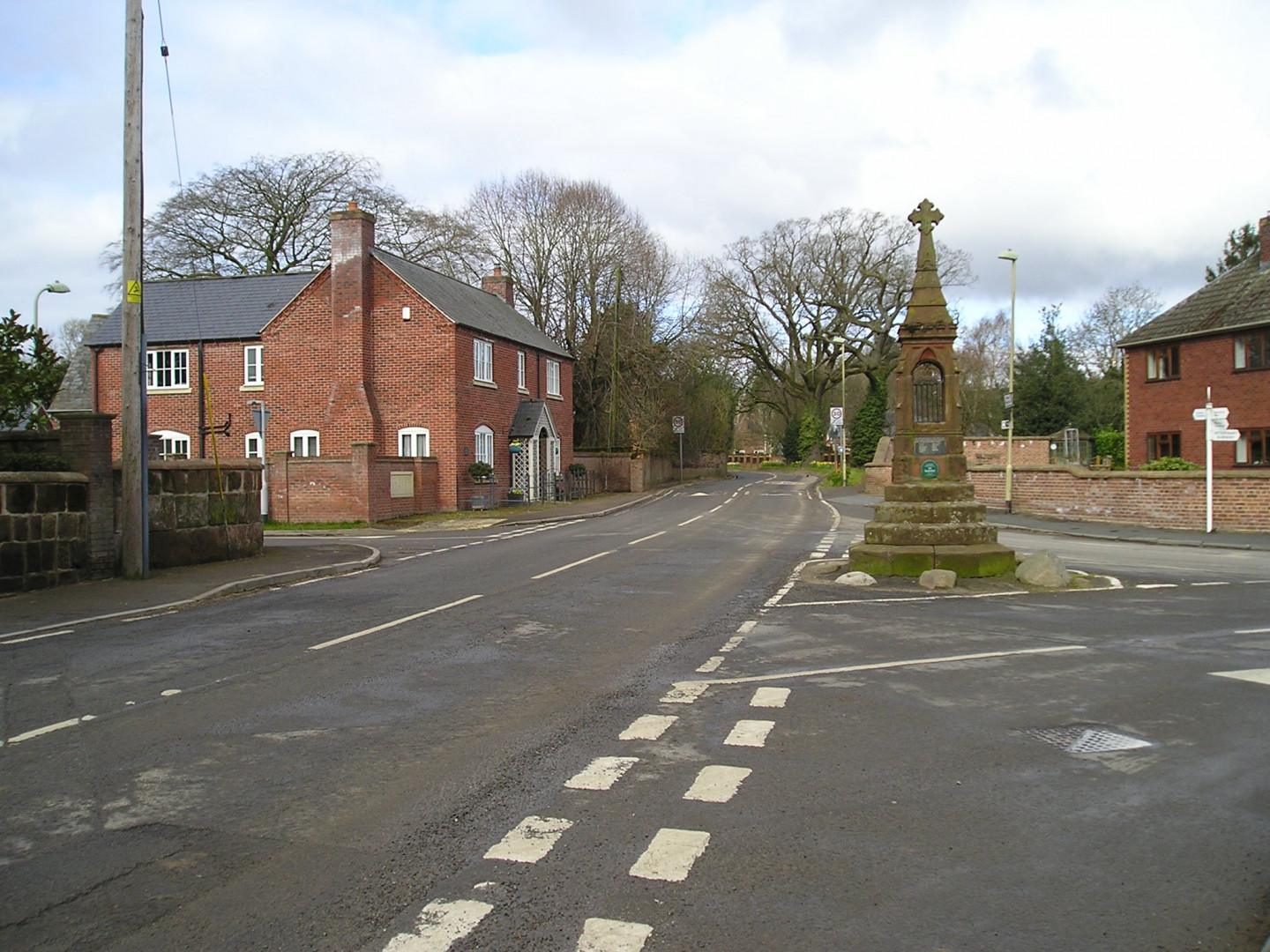 The Cross, Ruyton, Shropshire, 6 April © Irena White