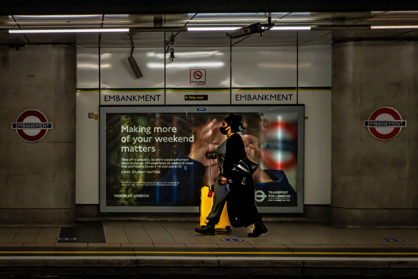 Embankment Station, London, May 13, at 16.59. © Richard Lawrence