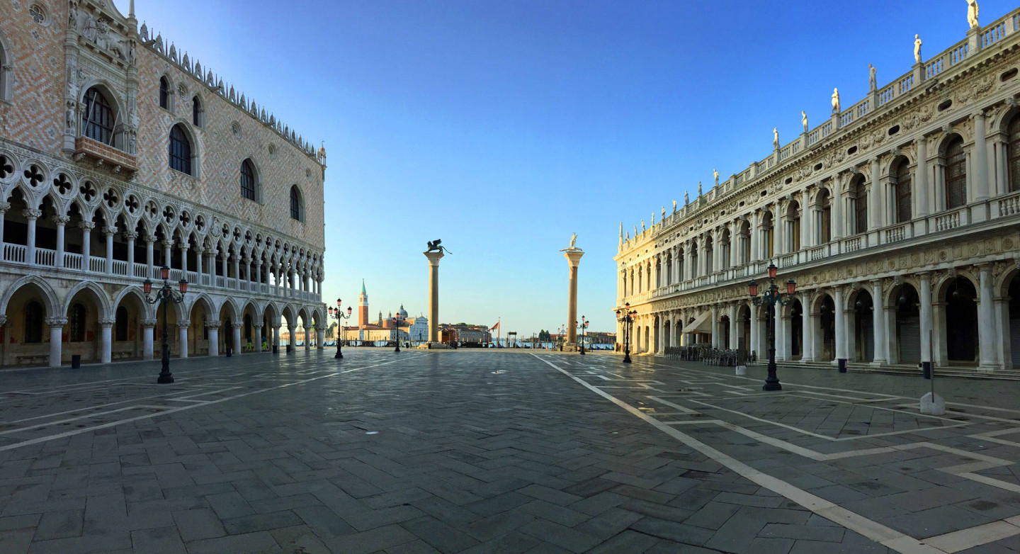 St Marks, Venice May 17th, just before lockdown was lifted © Robin Frood