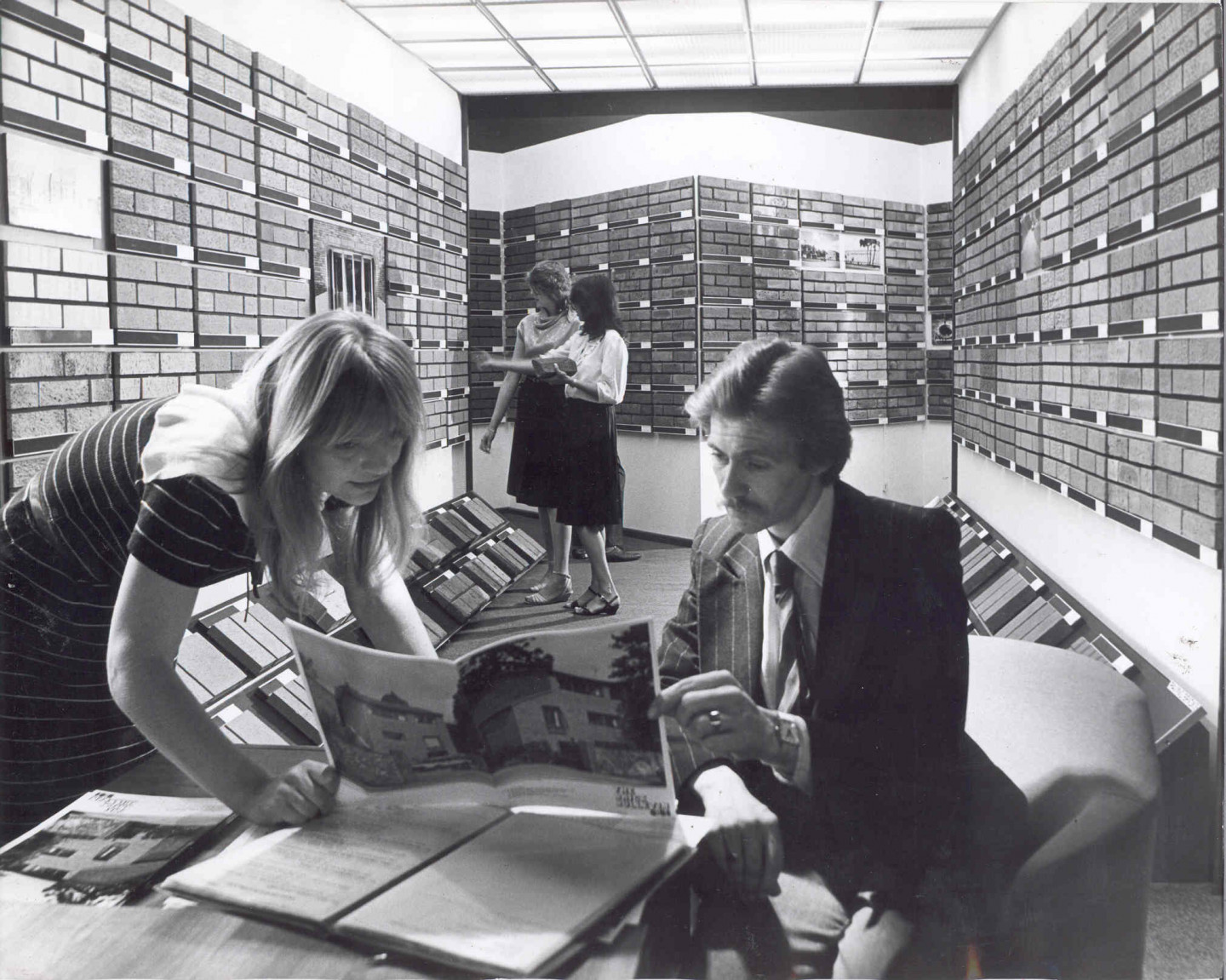 The brick library, 26 Store Street, 1980 © Building Centre archive